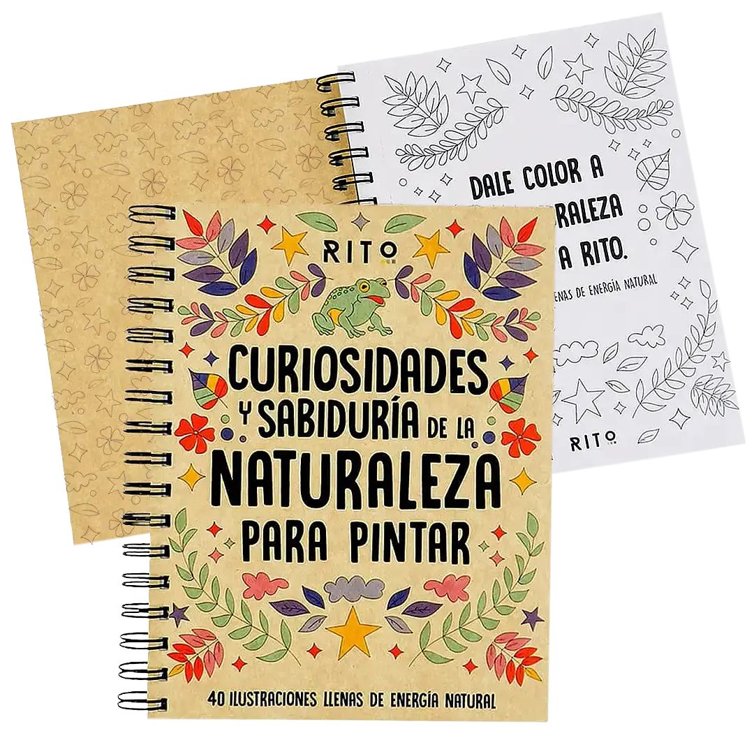 Curiosidades y sabiduría de la naturaleza - Libro para pintar