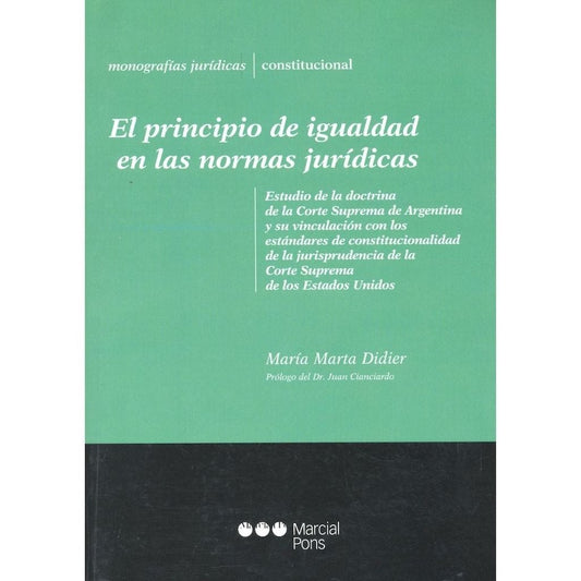 El Principio De Igualdad En Las Normas JuriDicas