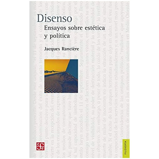 Disenso. Ensayos sobre estética y política