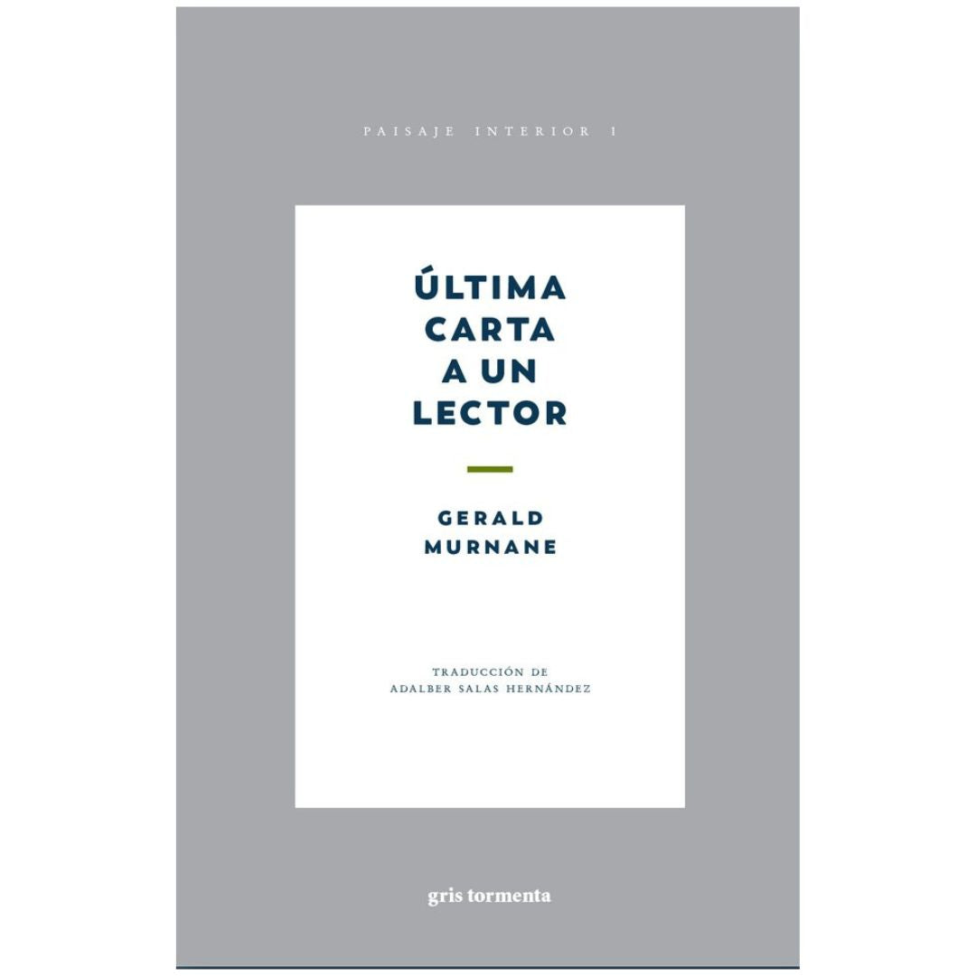 Última carta a un lector