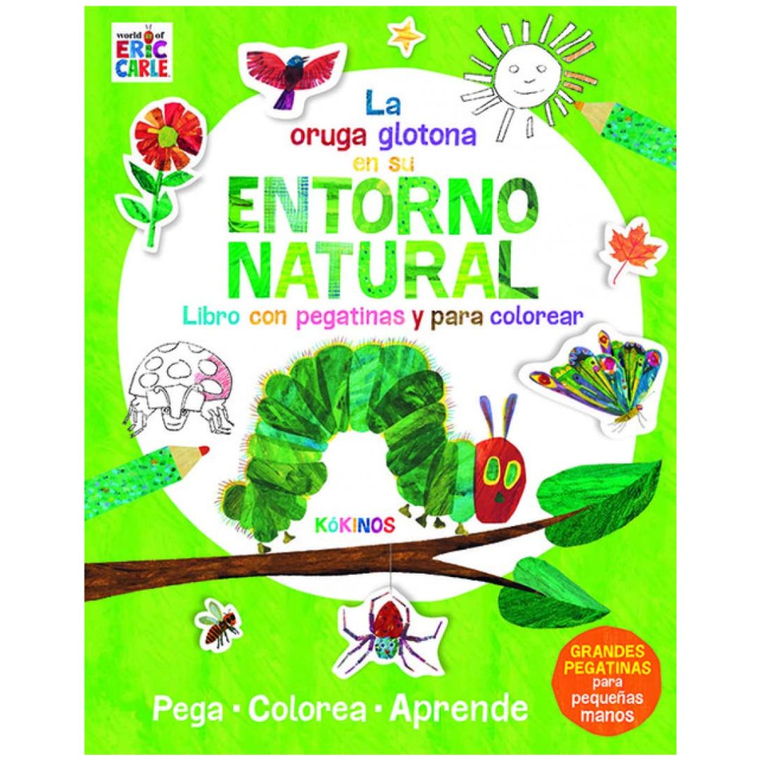 La oruga glotona en su entorno natural