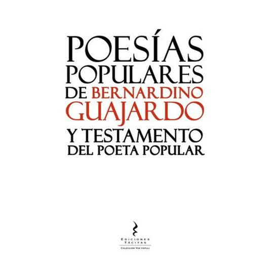 Poesías populares de Bernardino Guajardo