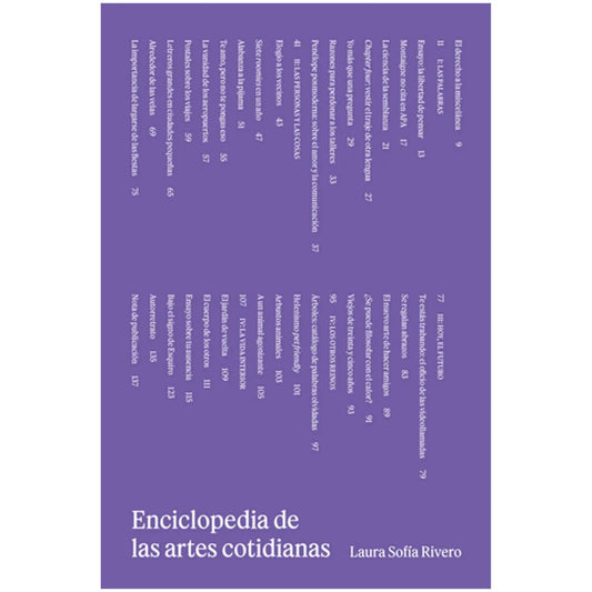 ENCICLOPEDIA DE LAS ARTES COTIDIANAS