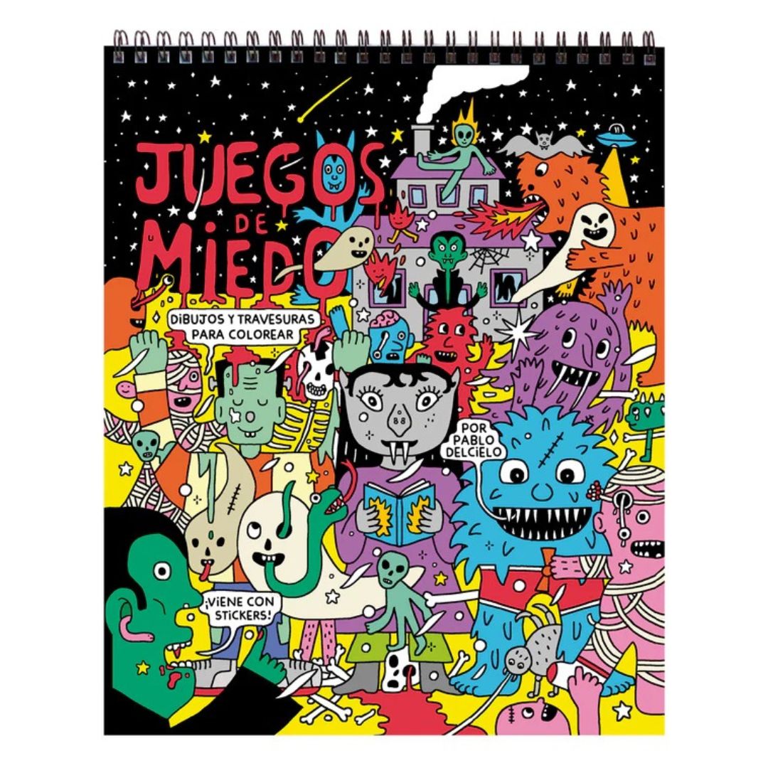 JUEGOS DE MIEDO. DIBUJOS Y TRAVESURAS PARA COLOREAR