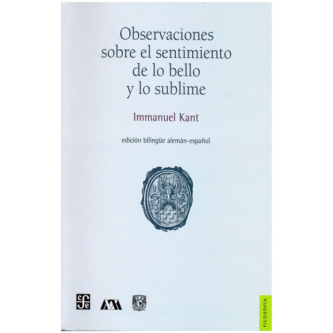 Observaciones sobre el sentimiento de lo bello y lo sublime