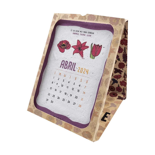 Calendario de Flores Sembrable 2024