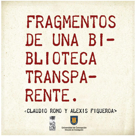 Fragmentos de una biblioteca transparente