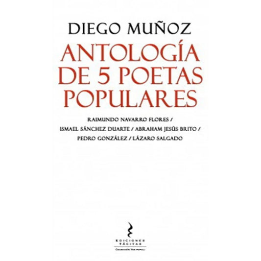 Antologia De 5 Poetas Populares