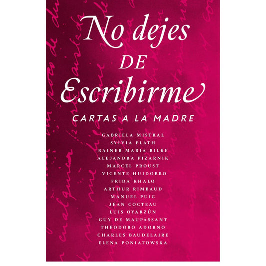 No dejes de escribirme